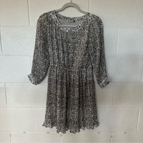 Anine Bing Dresses & Skirts - ANINE BING Women's XS Black and White Floral Mini Dress